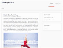Tablet Screenshot of entheogencorp.com